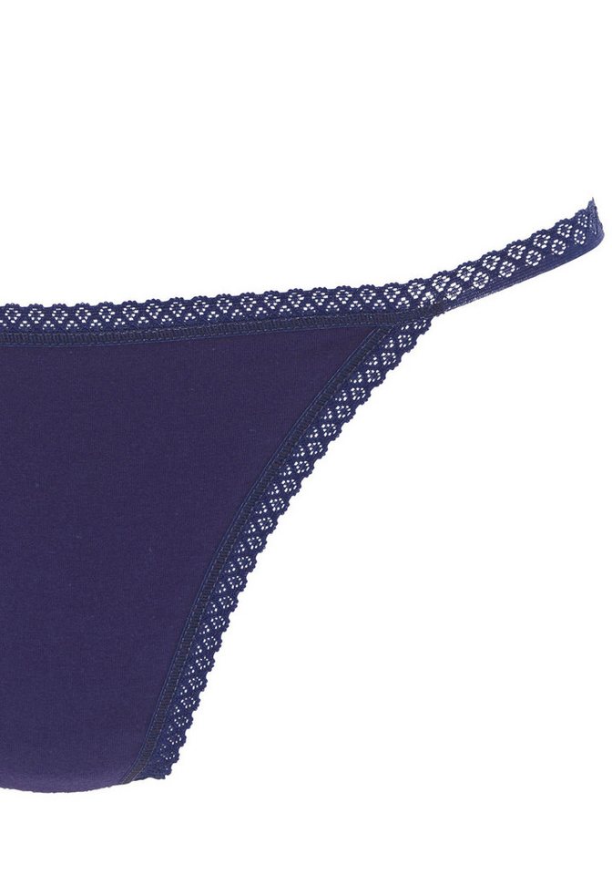 Vivance by Lascana String (7er-Pack) mit feiner Spitzeneinfassung und aus weicher Baumwollqualität – Bild 5 von 5