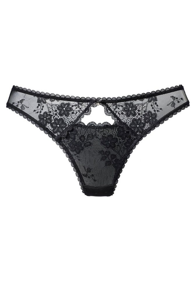 Vivance by Lascana String Julia mit verführerischem Cut-Out und feiner Zierschleife mit Accessoire – Bild 2 von 5