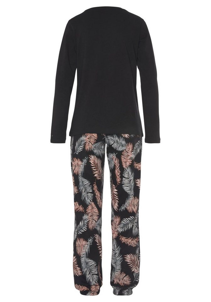 Vivance Dreams by Lascana Pyjama (Set, 2 tlg) mit schönem Naturprint – Bild 3 von 5