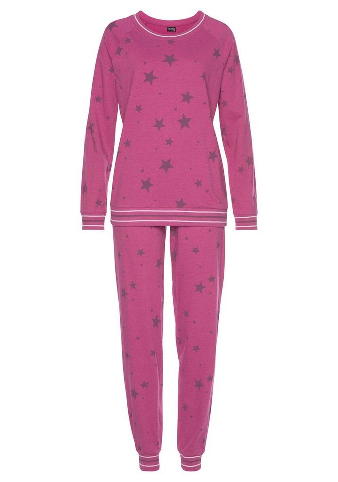 Vivance Dreams by Lascana Pyjama (Set, 2 tlg) mit Sternedruck – Bild 2 von 5