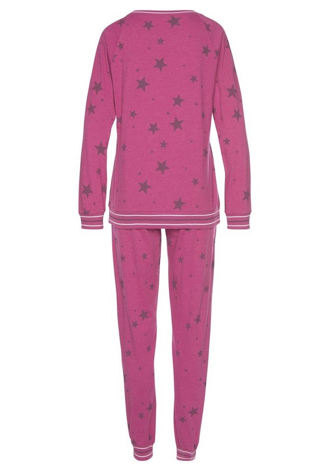 Vivance Dreams by Lascana Pyjama (Set, 2 tlg) mit Sternedruck – Bild 3 von 5