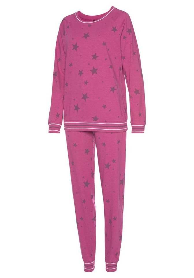 Vivance Dreams by Lascana Pyjama (Set, 2 tlg) mit Sternedruck – Bild 4 von 5