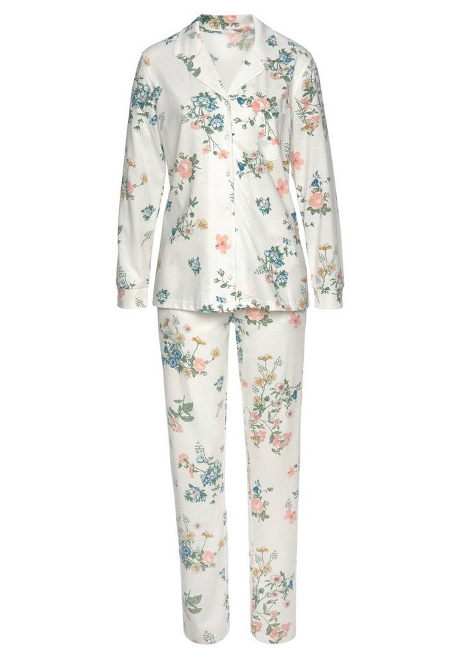 Vivance Dreams by Lascana Pyjama (Set, 2 tlg) mit Blumen Print – Bild 2 von 5