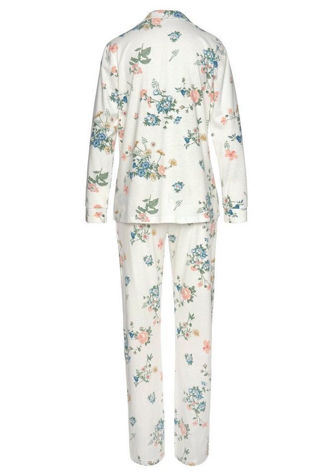 Vivance Dreams by Lascana Pyjama (Set, 2 tlg) mit Blumen Print – Bild 3 von 5