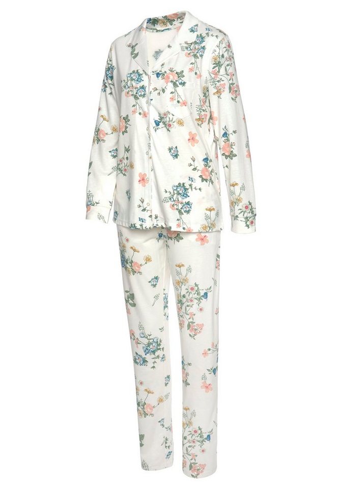 Vivance Dreams by Lascana Pyjama (Set, 2 tlg) mit Blumen Print – Bild 4 von 5