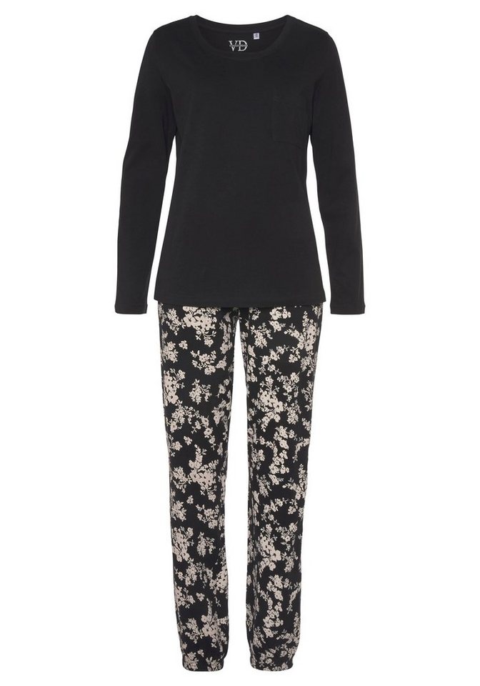 Vivance Dreams by Lascana Pyjama (Set, 2 tlg) mit schönem Naturprint – Bild 2 von 5