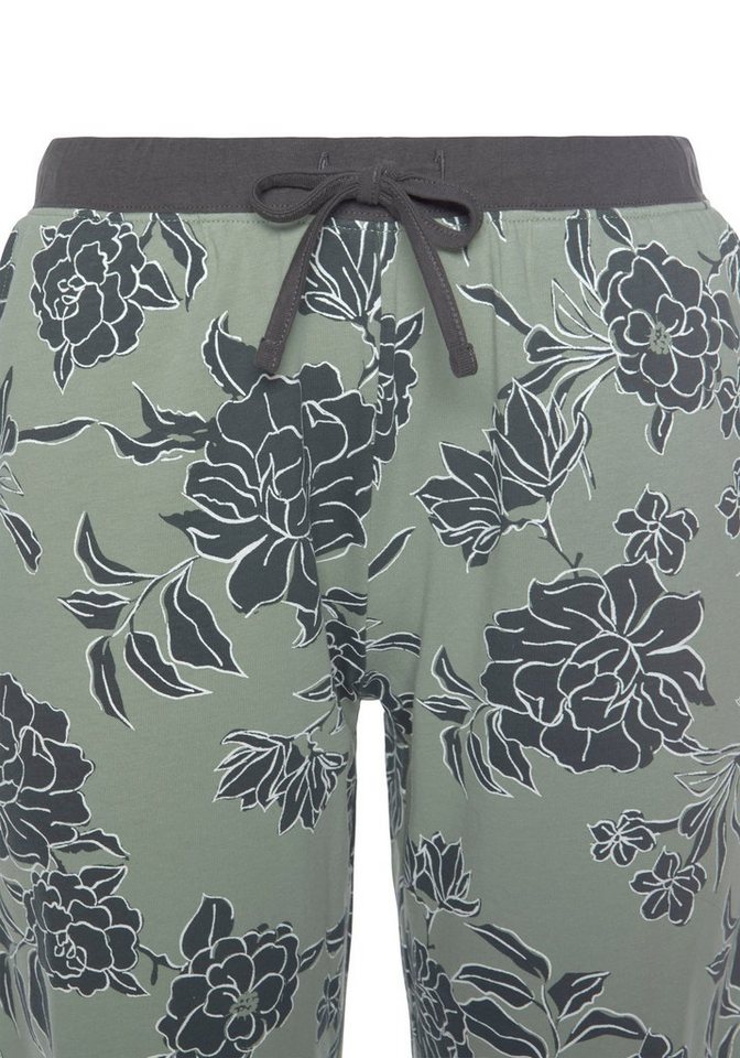 Vivance Dreams by Lascana Pyjama (Set, 2 tlg) mit großem Blumen-Druck – Bild 5 von 5