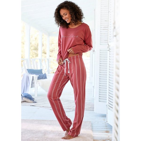 Vivance Dreams by Lascana Pyjama (Set, 2 tlg) mit Frontdruck