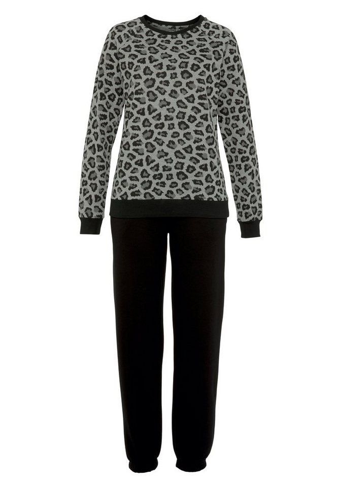 Vivance Dreams by Lascana Pyjama (Set, 2 tlg) mit tonalem Animalprint – Bild 2 von 5