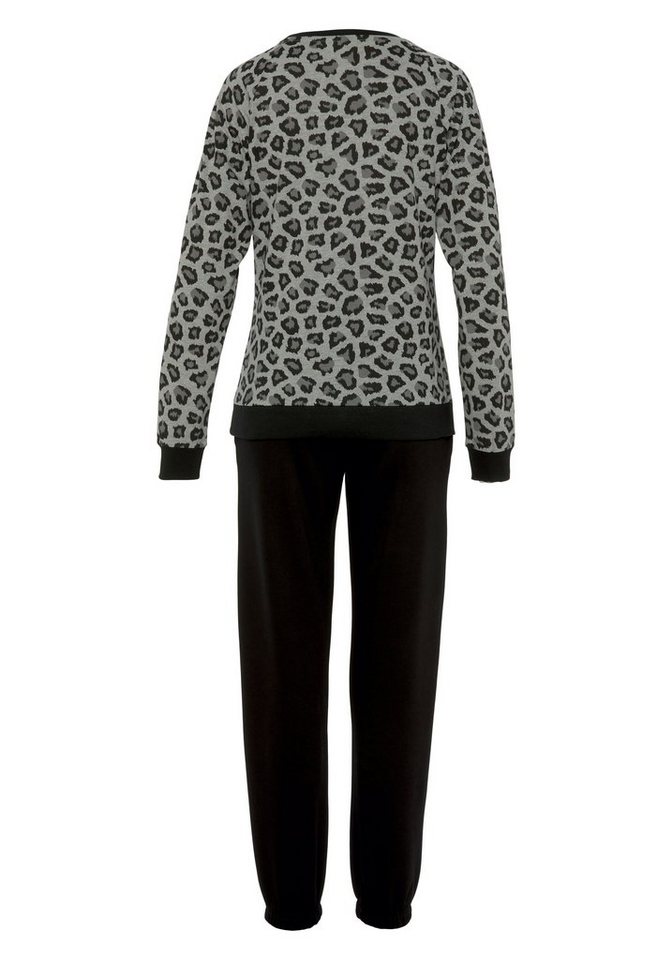 Vivance Dreams by Lascana Pyjama (Set, 2 tlg) mit tonalem Animalprint – Bild 4 von 5