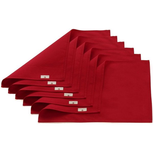 Vivi Idee Platzset 4er/6er Premium 100% Baumwolle Tischsets Platzdeckchen Stoff, (6-St), abwaschbar, Handgenäht, 52x33cm