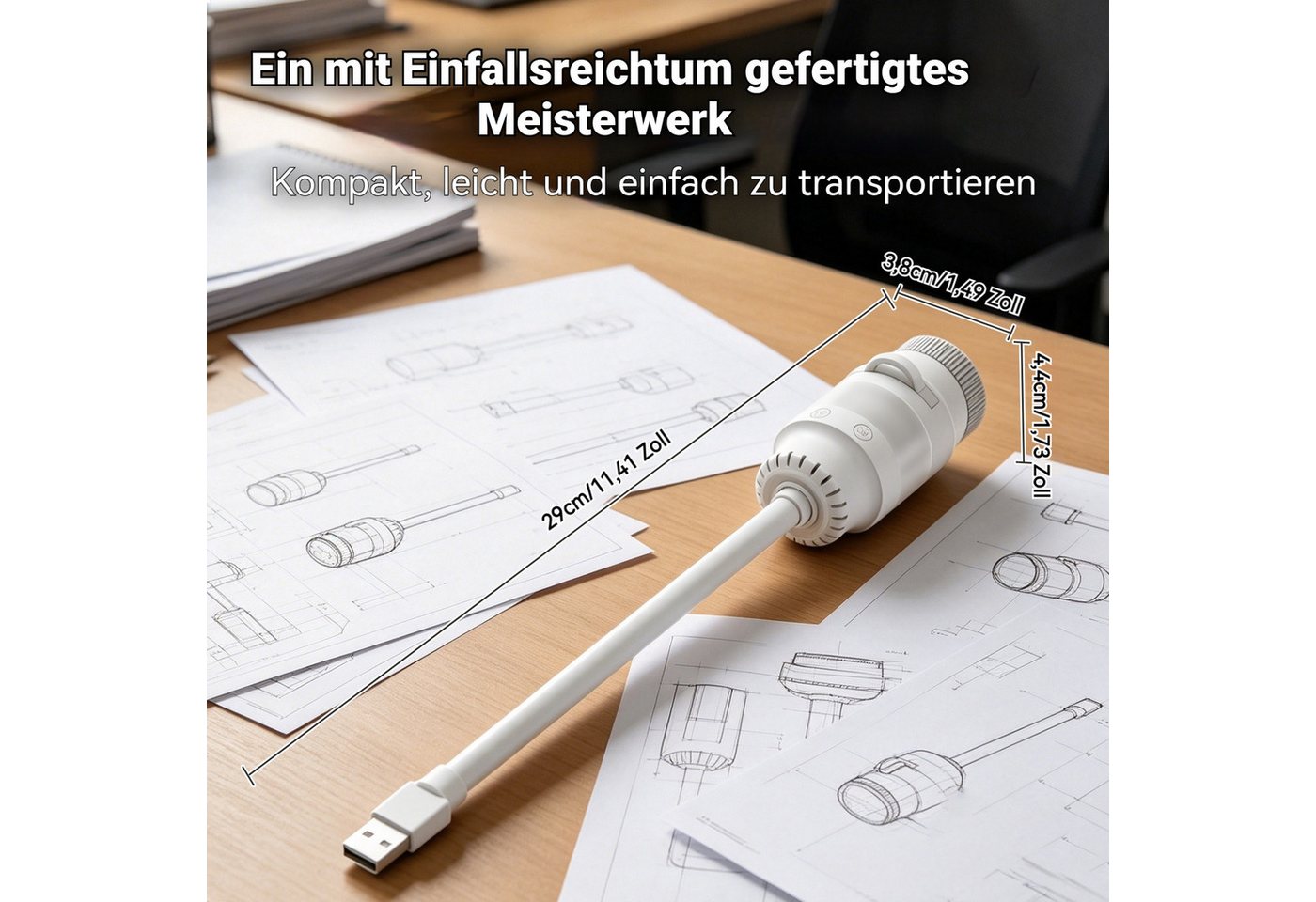 VIVIHEYDAY LED-Sternenhimmel Galaxy Projector Night Light, Sternenhimmel Projektor, für Auto, Schlafzimmer, Nachtlicht Sternenhimmel Galaxy Projektor, Geschenke – Bild 2 von 5