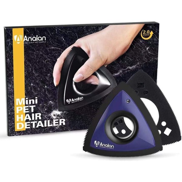 Vivitar Tierhaarentferner effizientere Tierhaarentfernung mit innovativem, dreieckigem Design, Teppich, Auto, Möbel, Kleidung, Bettwäsche, (Ideal für die Entfer