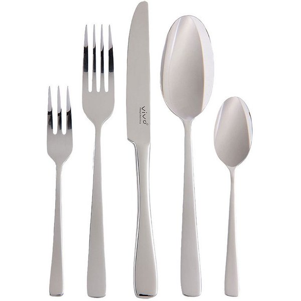 vivo Villeroy & Boch Group Besteck-Set Voice Basic (30-tlg), 6 Personen, Edelstahl, spülmaschinenfest