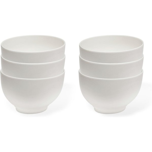 vivo Villeroy & Boch Group Geschirr-Set Basic White Bol Set 6tlg, Porzellan