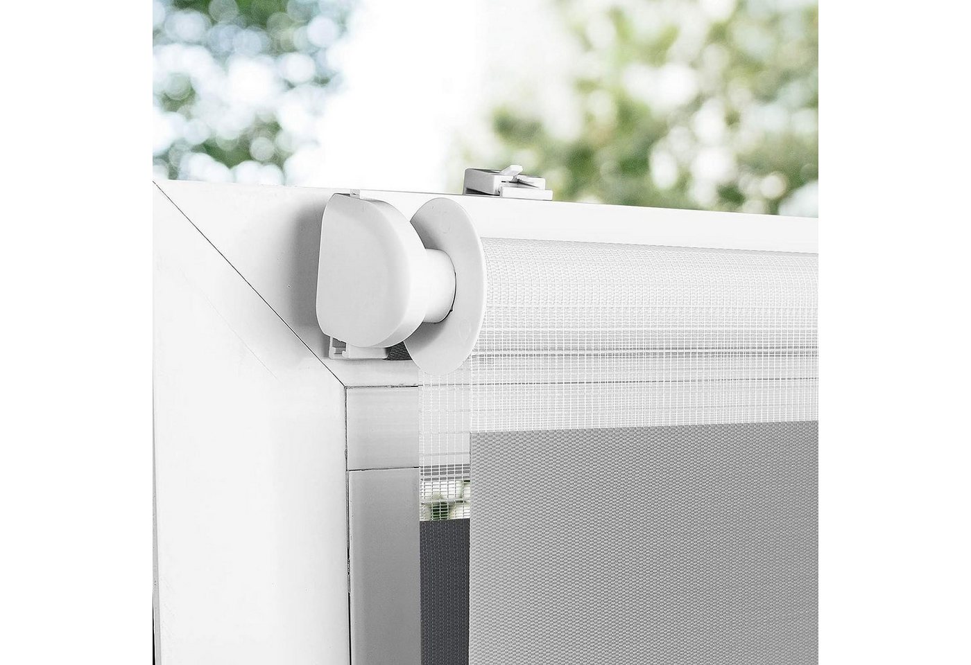 Doppelrollo Klemmfix ohne Bohren, Vkele, 230cm,freihängend Klemmträger, Klemmfix, rollos Blickdicht für Fenster und Tür – Bild 3 von 5