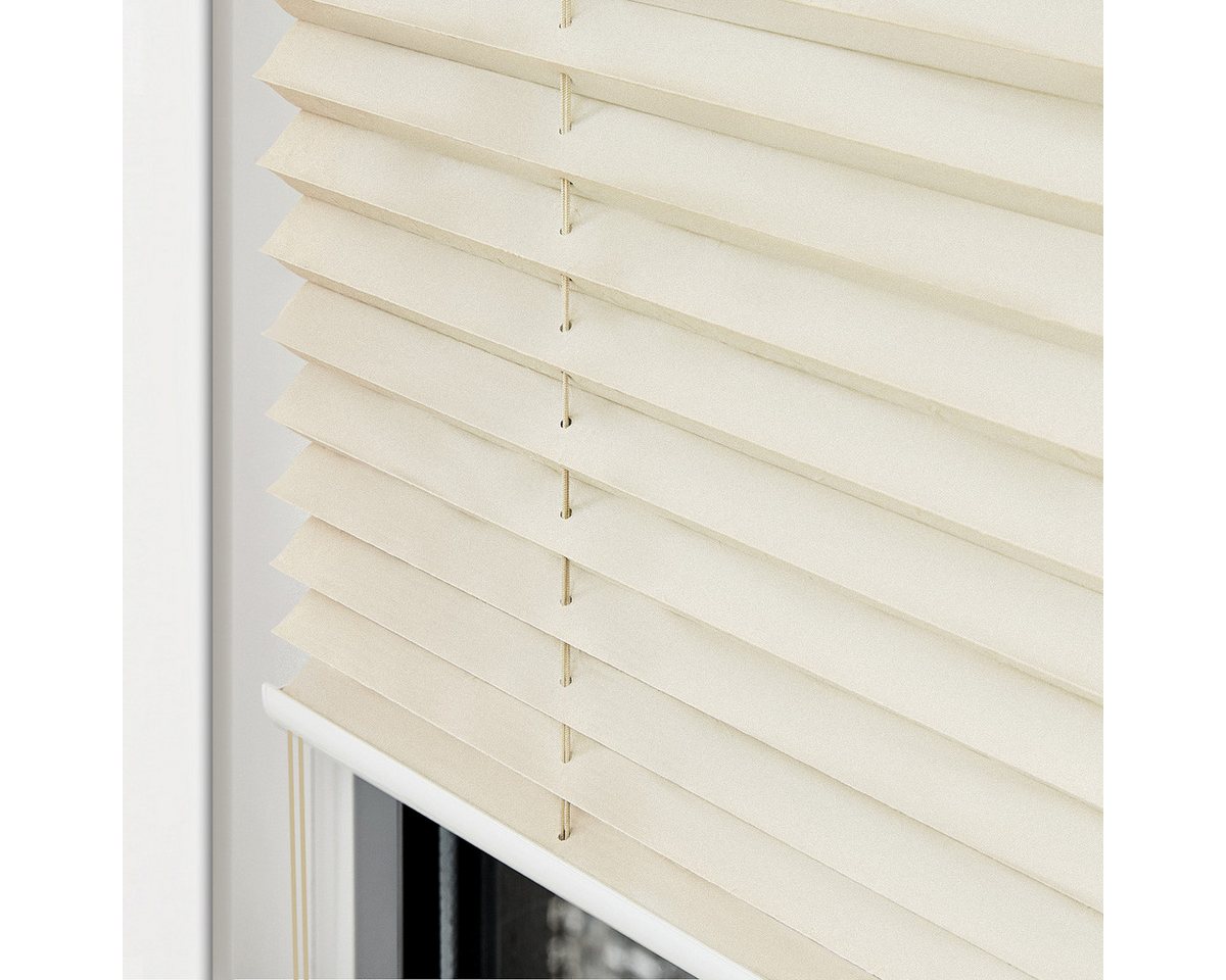 Vkele Plissee Ohne Bohren Klemmfix, Easyfix verspannt Faltrollo mit Klemmträger, Klemmträger, Sonnenschutz und Sichtschutz, Jalousie für Fenster & Tür – Bild 2 von 5