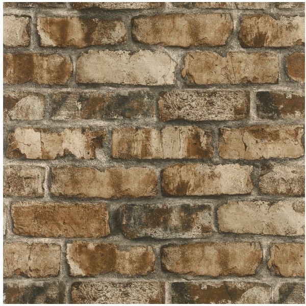 Rasch Vliestapete Clayton - Selbstklebende Tapete Mauer von tesa® x rasch®, strukturiert, Steinoptik, Ziegel, Steinmauer, Mauerwerk, (1 Rolle, 1 St), selbstkleb