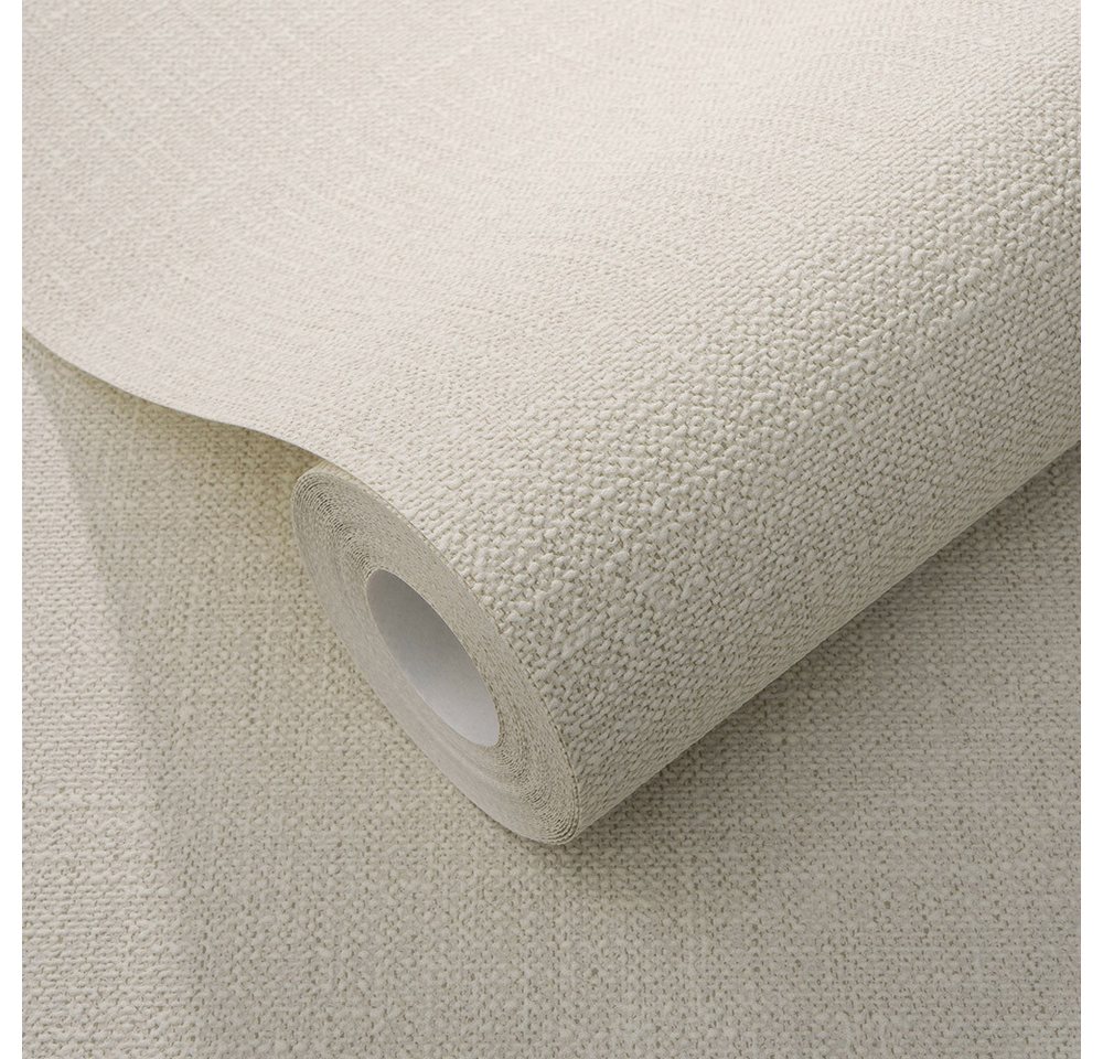 Erismann Vliestapete Uni Textiloptik Struktur Modern Beige Creme 10463-32 Opus Erismann – Bild 3 von 5