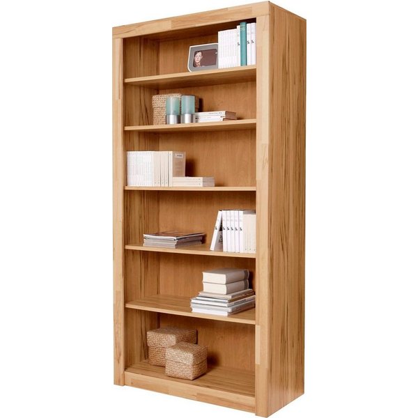 VOGL Möbelfabrik Bücherregal Toronto, in 2 Höhen, Breite 90 cm, teilmassiv, Made in Germany
