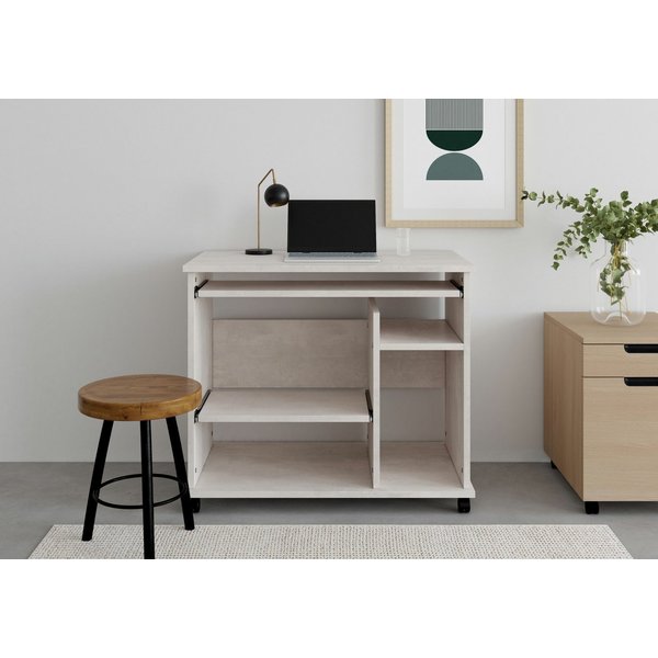 VOGL Möbelfabrik Computertisch Compi, PC-Tisch mit Tastaturauszug, platzsparend, Breite 72 oder 90 cm
