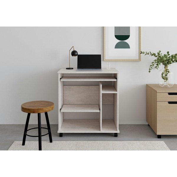 VOGL Möbelfabrik Computertisch Compi, PC-Tisch mit Tastaturauszug, platzsparend, Breite 72 oder 90 cm