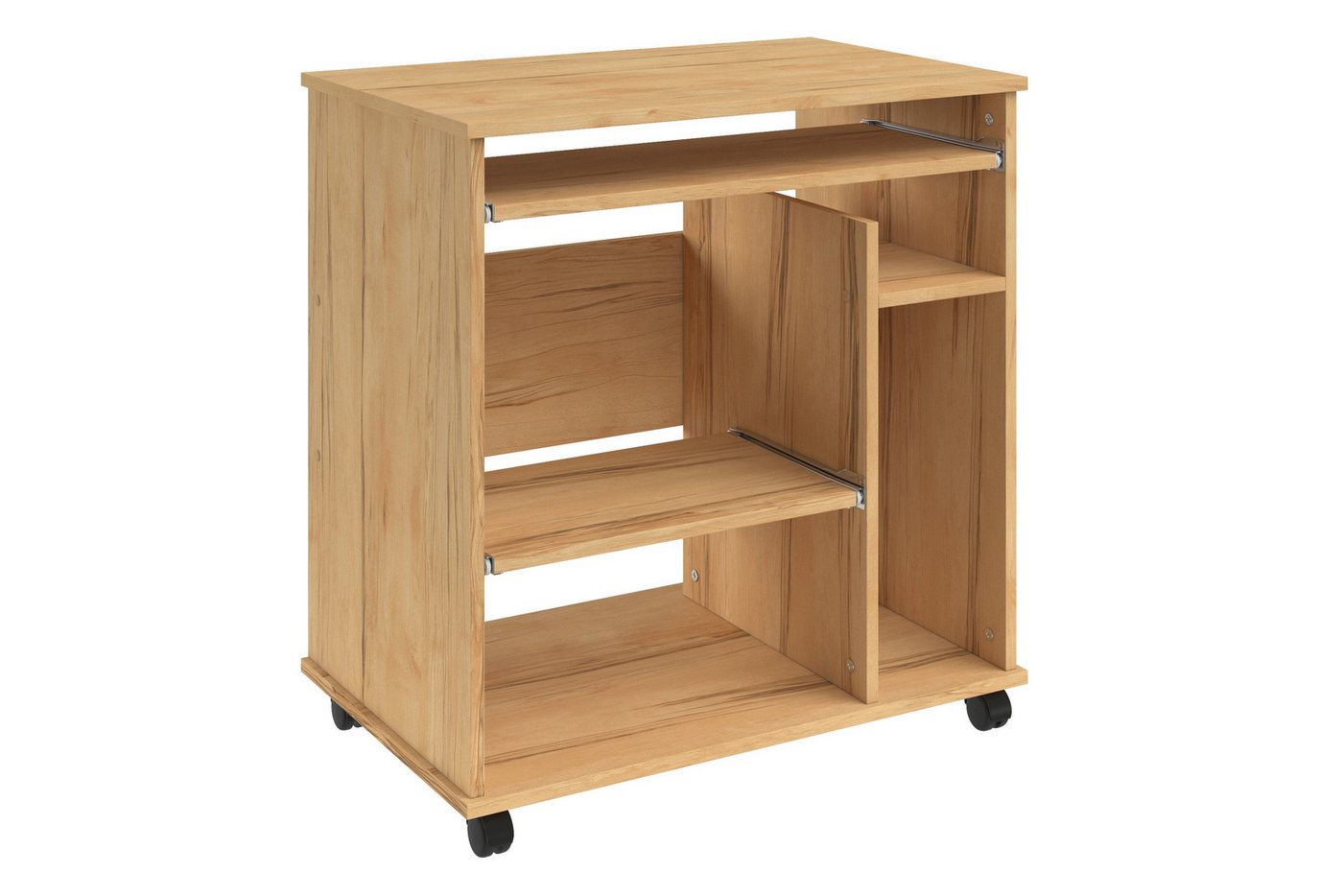 VOGL Möbelfabrik Computertisch Compi, PC-Tisch mit Tastaturauszug, platzsparend, Breite 72 oder 90 cm – Bild 4 von 5