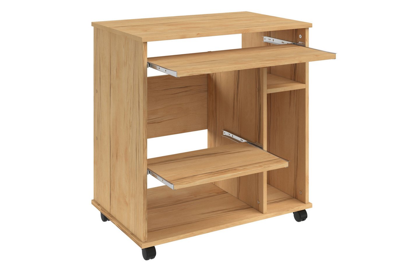 VOGL Möbelfabrik Computertisch Compi, PC-Tisch mit Tastaturauszug, platzsparend, Breite 72 oder 90 cm – Bild 5 von 5