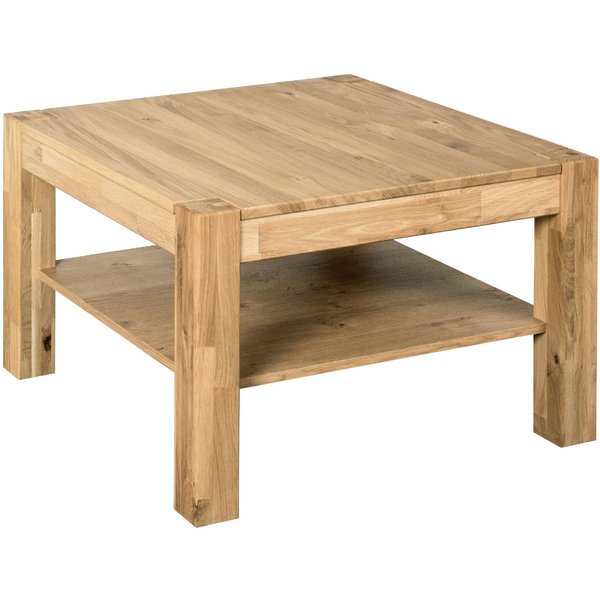 VOGL Möbelfabrik Couchtisch Toronto, in 2 Größen, mit Ablageboden, teilmassiv, Höhe 46 cm, Made in Germany