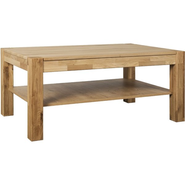 VOGL Möbelfabrik Couchtisch Toronto, in 2 Größen, mit Ablageboden, teilmassiv, Höhe 46 cm, Made in Germany