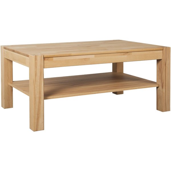 VOGL Möbelfabrik Couchtisch Toronto, in 2 Größen, mit Ablageboden, teilmassiv, Höhe 46 cm, Made in Germany