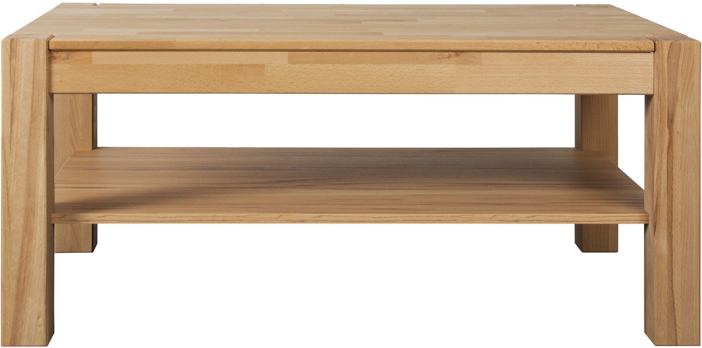 VOGL Möbelfabrik Couchtisch Toronto, in 2 Größen, mit Ablageboden, teilmassiv, Höhe 46 cm, Made in Germany – Bild 3 von 5
