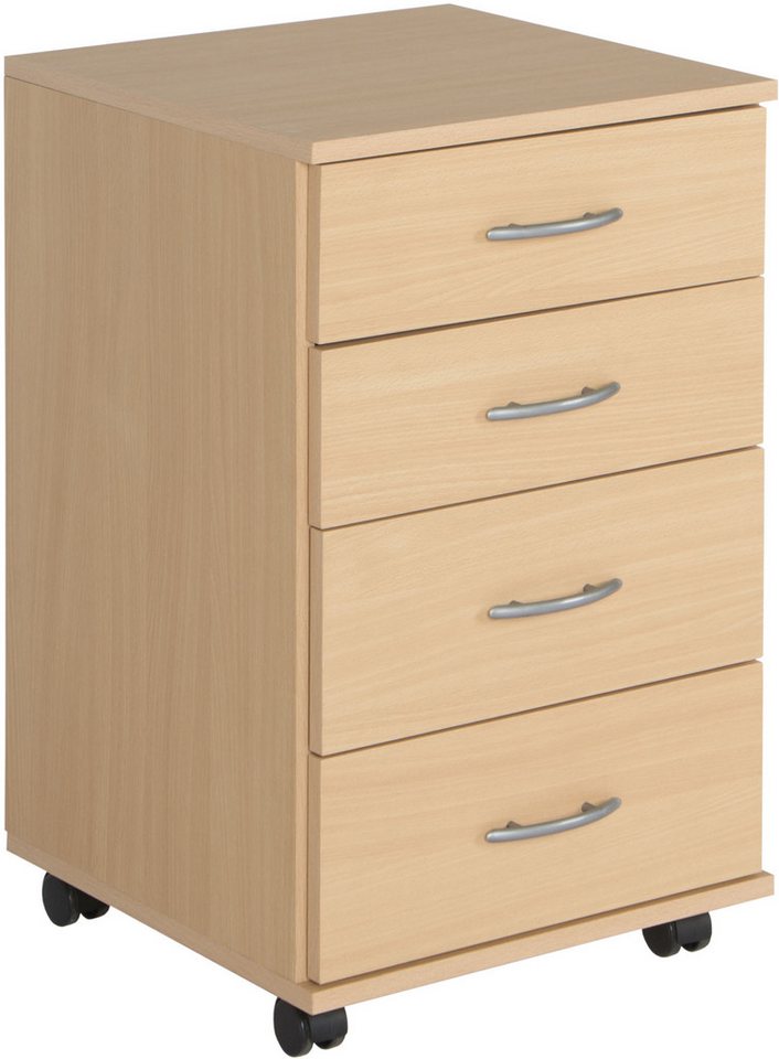 VOGL Möbelfabrik Rollcontainer Barrie, Bürocontainer, (1 St), verschiedene Ausführungen, mit Schubladen, Höhe 67 cm, Made in Germany – Bild 2 von 5
