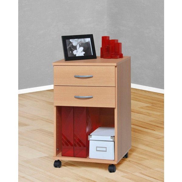 VOGL Möbelfabrik Rollcontainer Barrie, Bürocontainer, (1 St), verschiedene Ausführungen, mit Schubladen, Höhe 67 cm, Made in Germany