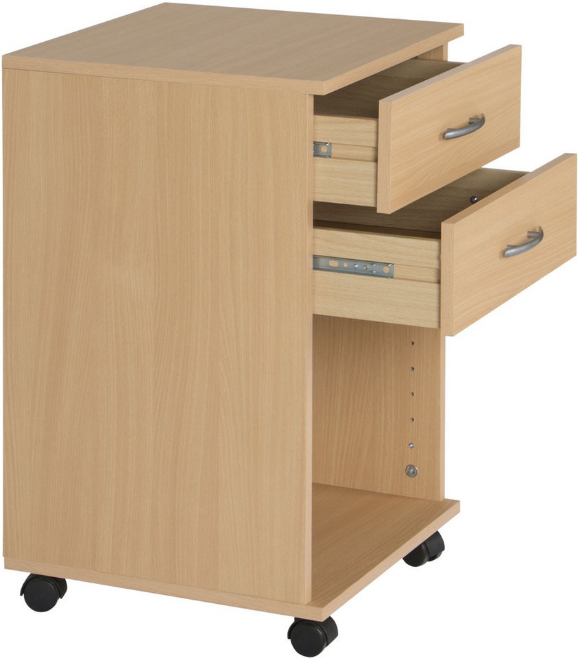 VOGL Möbelfabrik Rollcontainer Barrie, Bürocontainer, (1 St), verschiedene Ausführungen, mit Schubladen, Höhe 67 cm, Made in Germany – Bild 4 von 5