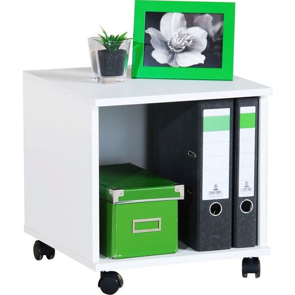 VOGL Möbelfabrik Rollcontainer Barrie, Bürocontainer, Nachtschrank, (1 St), Ausführungen mit/ohne Schubladen, Höhe 41 cm, Made in Germany