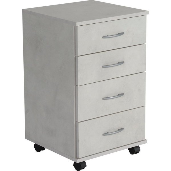 VOGL Möbelfabrik Rollcontainer Barrie, Bürocontainer, (1 St), verschiedene Ausführungen, mit Schubladen, Höhe 67 cm, Made in Germany