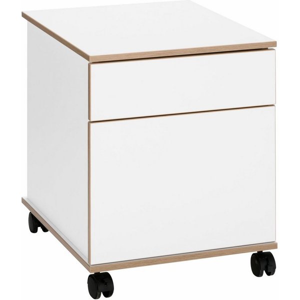 VOGL Möbelfabrik Rollcontainer Trelle, Türen mit Soft-Close, Grifflose Optik