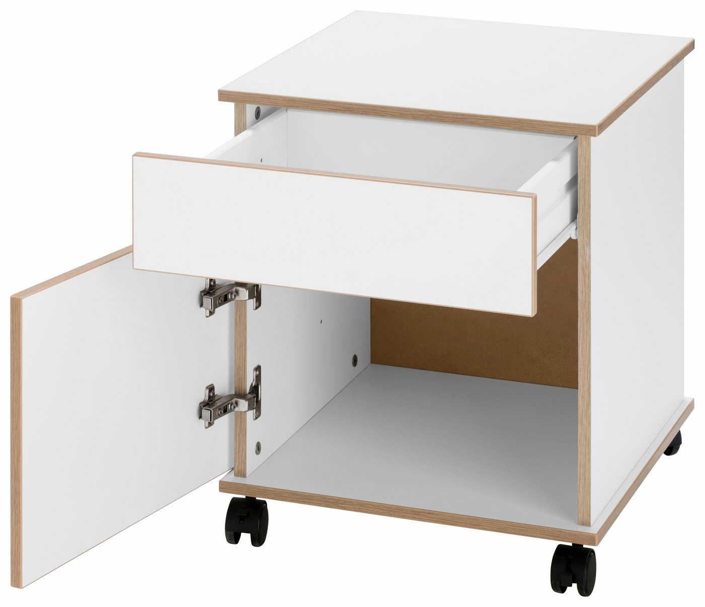 VOGL Möbelfabrik Rollcontainer Trelle, Türen mit Soft-Close, Grifflose Optik – Bild 3 von 5