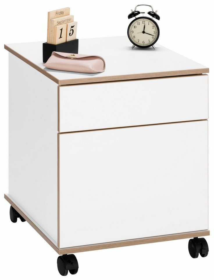 VOGL Möbelfabrik Rollcontainer Trelle, Türen mit Soft-Close, Grifflose Optik – Bild 5 von 5