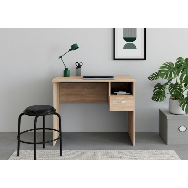 VOGL Möbelfabrik Schreibtisch Flo, Schülerschreibtisch auch mit Tastaturauszug erhältlich, Breite 91 cm