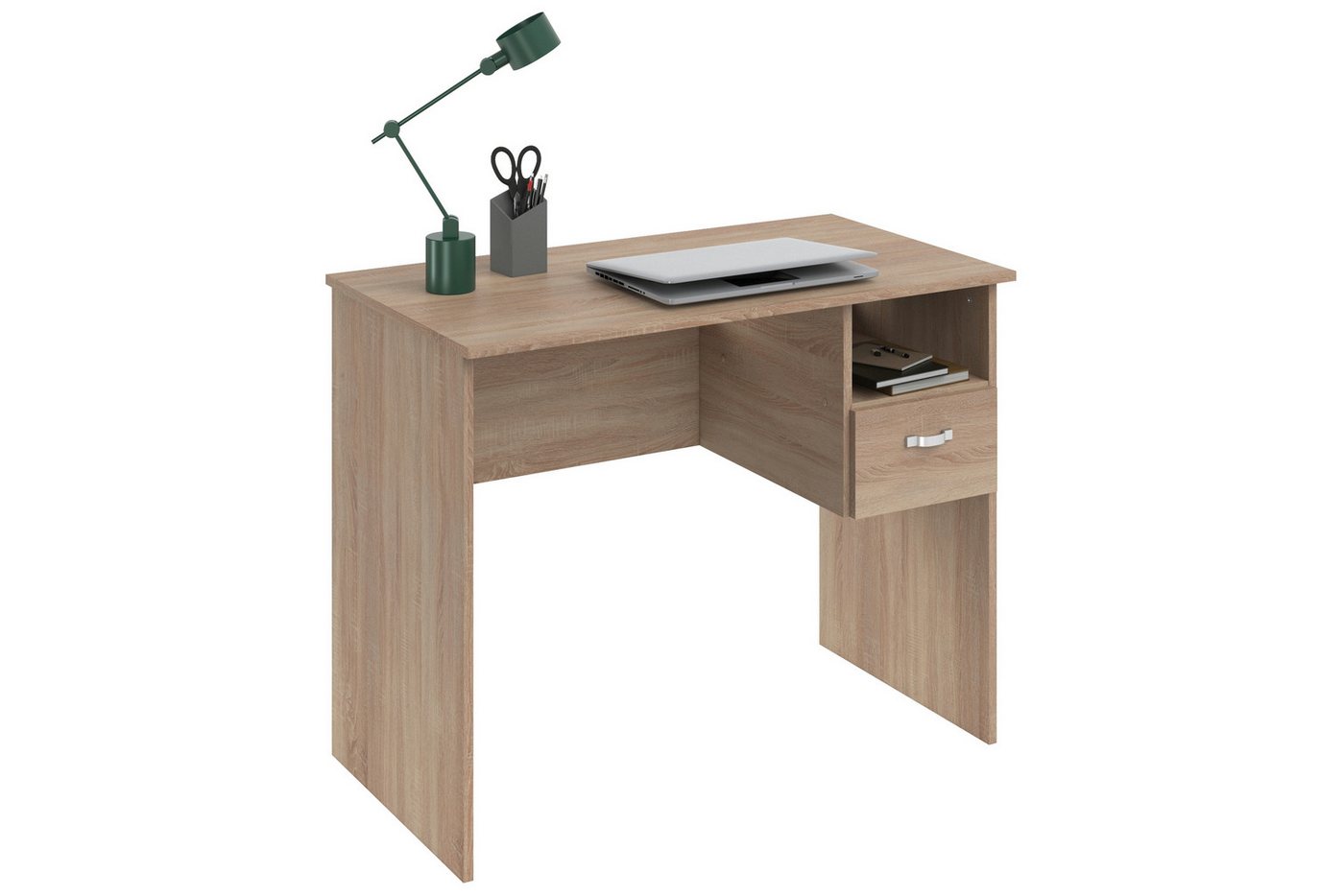 VOGL Möbelfabrik Schreibtisch Flo, Schülerschreibtisch auch mit Tastaturauszug erhältlich, Breite 91 cm – Bild 3 von 5