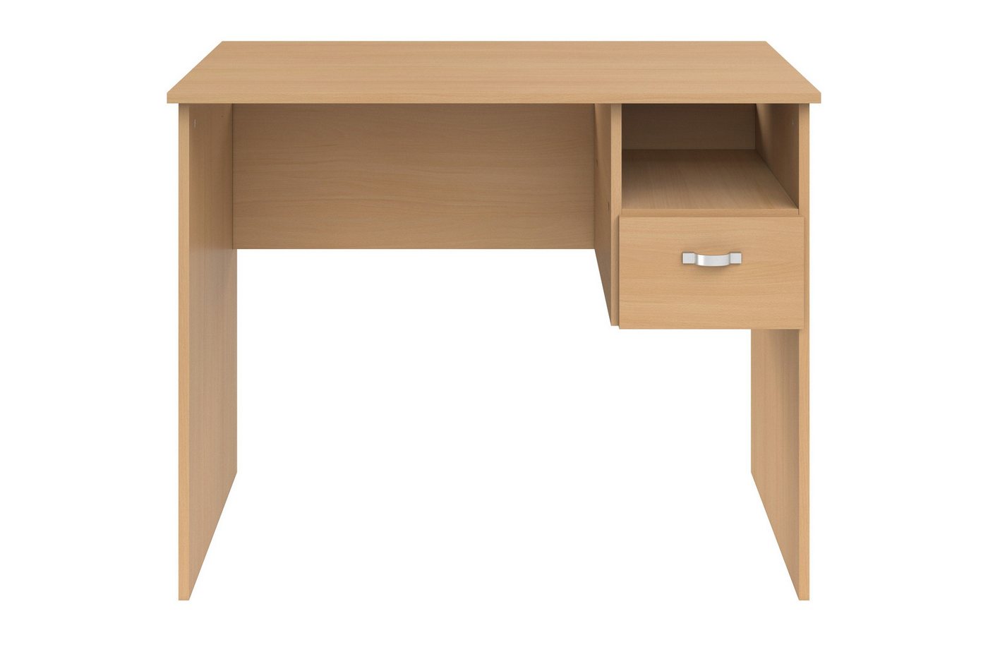VOGL Möbelfabrik Schreibtisch Flo, Schülerschreibtisch auch mit Tastaturauszug erhältlich, Breite 91 cm – Bild 2 von 5