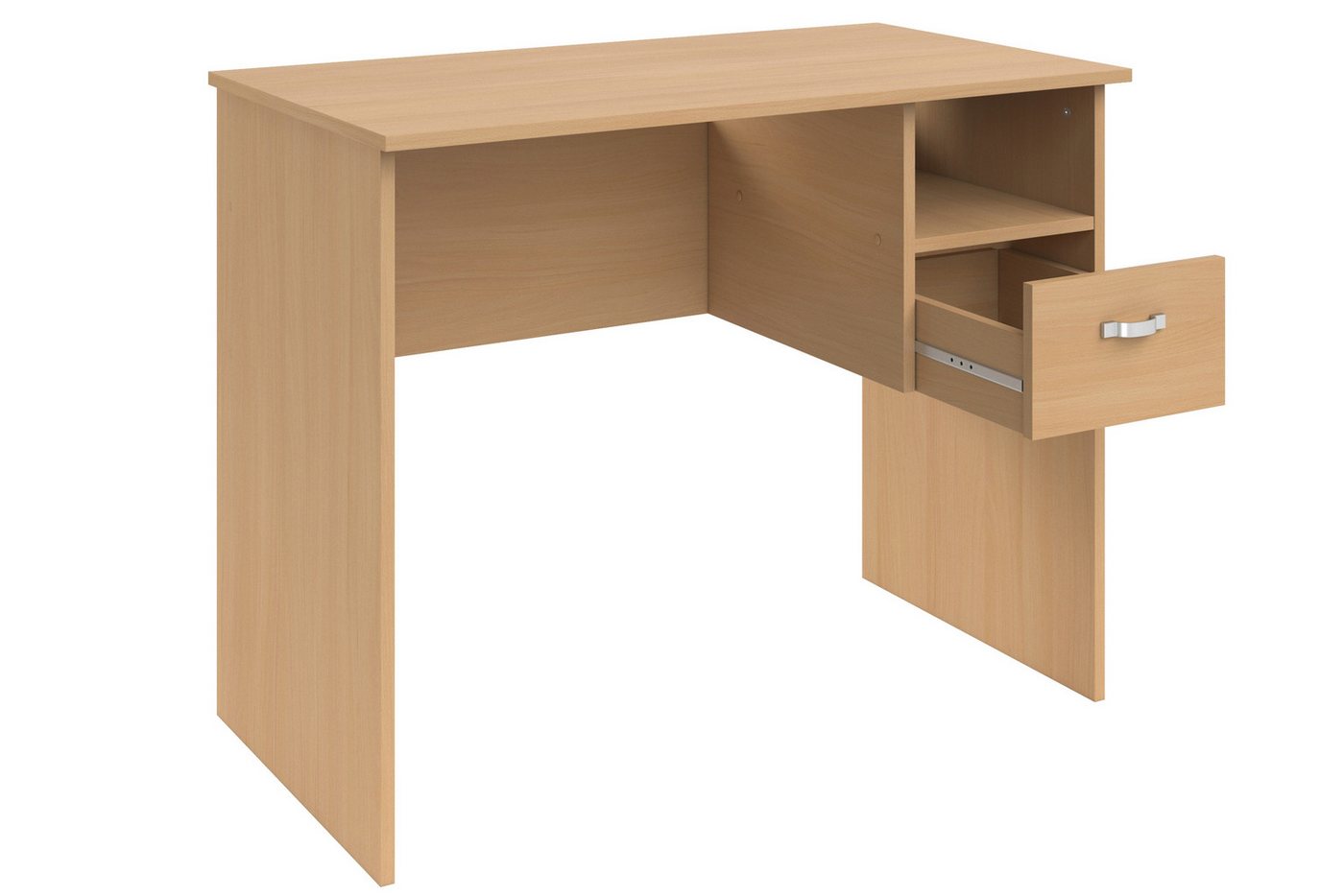 VOGL Möbelfabrik Schreibtisch Flo, Schülerschreibtisch auch mit Tastaturauszug erhältlich, Breite 91 cm – Bild 5 von 5