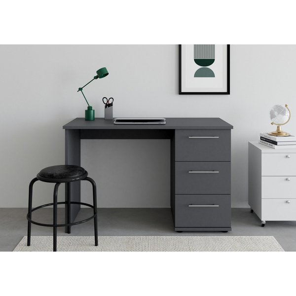 VOGL Möbelfabrik Schreibtisch Tobi, mit 3 Schubkästen, optional mit Tastaturauszug, Breite 115 cm