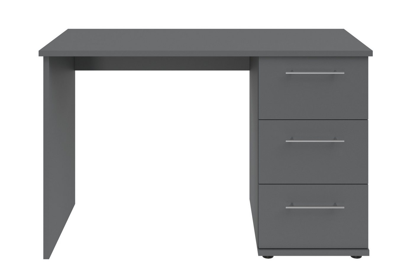 VOGL Möbelfabrik Schreibtisch Tobi, mit 3 Schubkästen, optional mit Tastaturauszug, Breite 115 cm – Bild 2 von 5