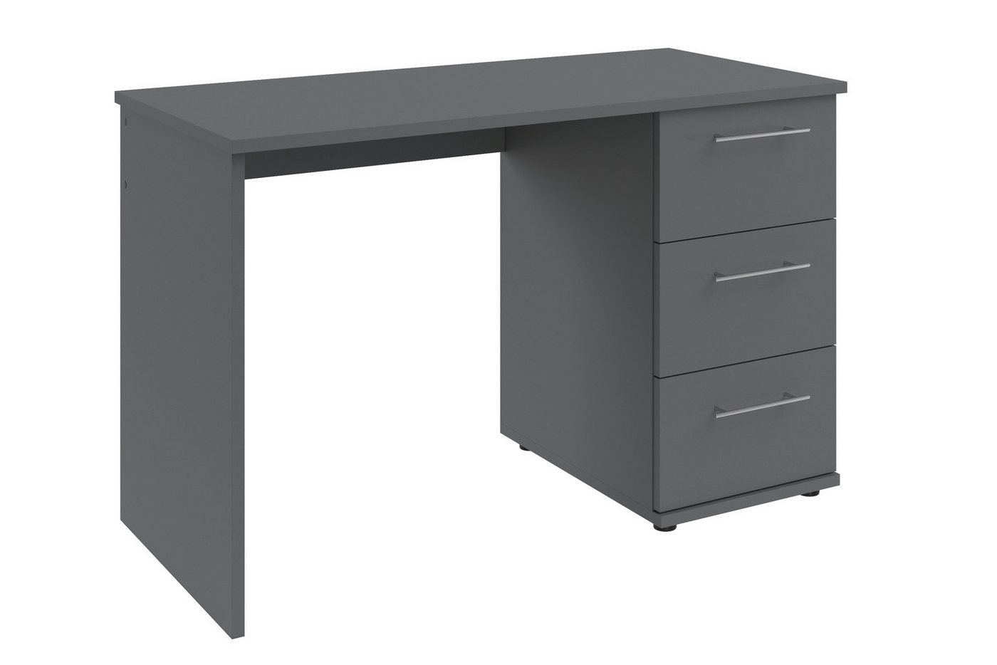 VOGL Möbelfabrik Schreibtisch Tobi, mit 3 Schubkästen, optional mit Tastaturauszug, Breite 115 cm – Bild 4 von 5