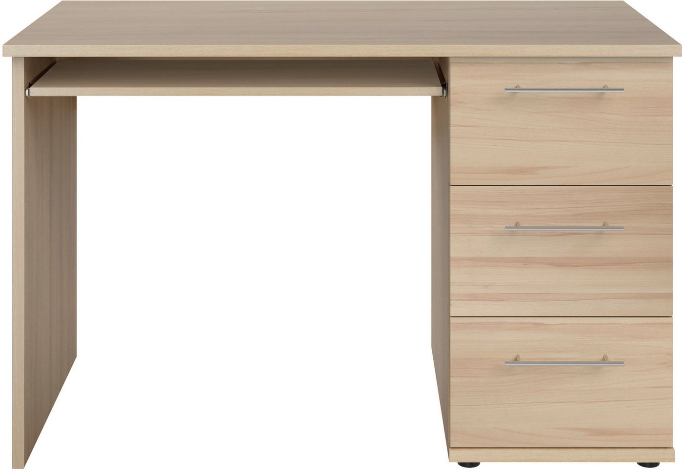 VOGL Möbelfabrik Schreibtisch Tobi, mit 3 Schubkästen, optional mit Tastaturauszug, Breite 115 cm – Bild 2 von 5
