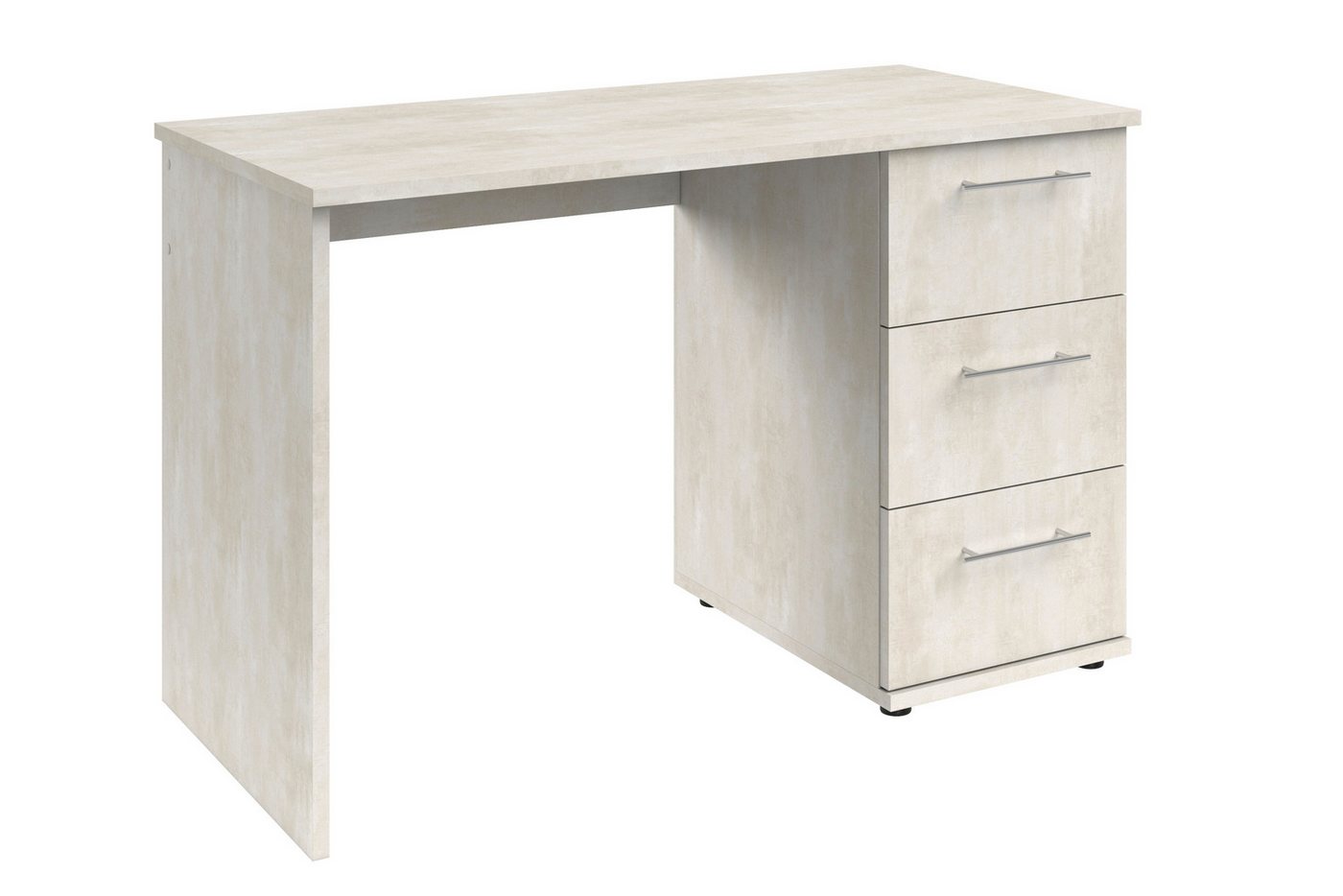 VOGL Möbelfabrik Schreibtisch Tobi, mit 3 Schubkästen, optional mit Tastaturauszug, Breite 115 cm – Bild 4 von 5