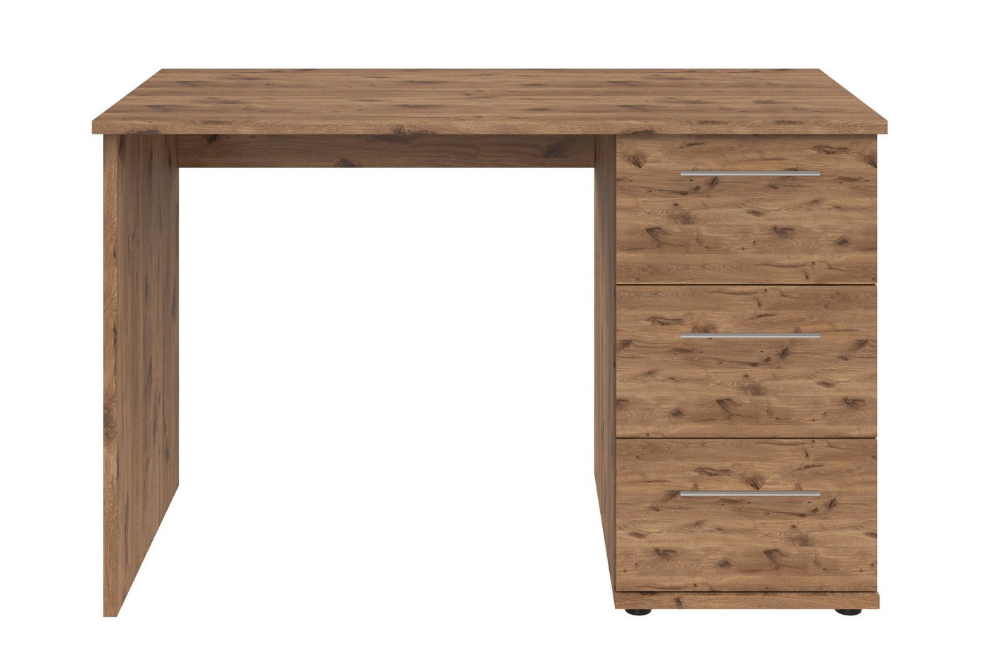 VOGL Möbelfabrik Schreibtisch Tobi, mit 3 Schubkästen, optional mit Tastaturauszug, Breite 115 cm – Bild 2 von 5